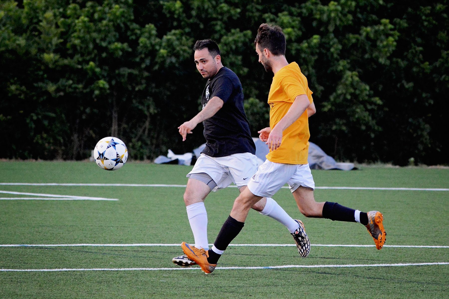 Adult soccer and lacrosse leagues