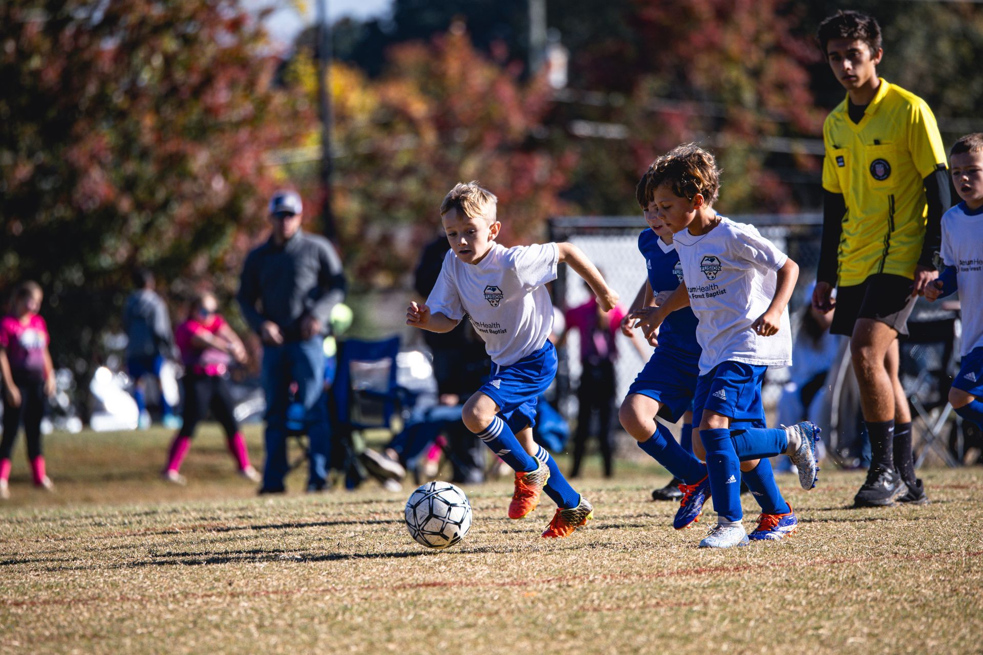 Recreational soccer players